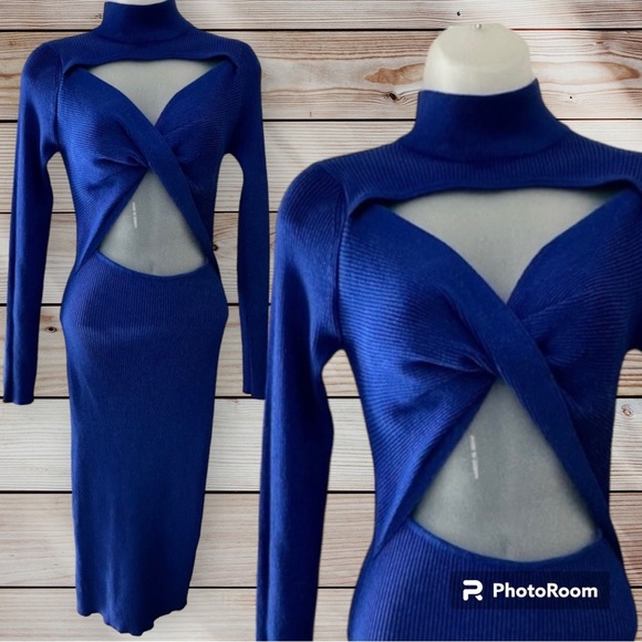 Say What? Dresses & Skirts - 🛑2/$15🛑SAY WHAT vestido azul talla M, usado como nuevo